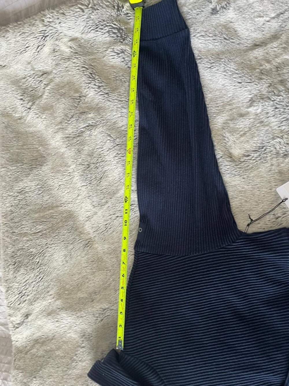 ALO Yoga Muse Hoodie; Navy - Picture 5 of 7